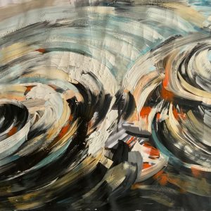 Abstract  80x105  cm