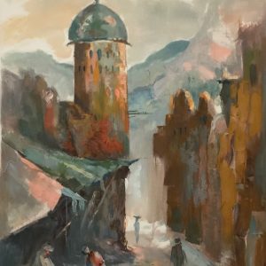 Old City Kabul 80x55 cm
