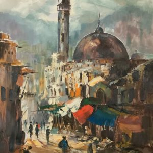 Old bazar 55x80 cm