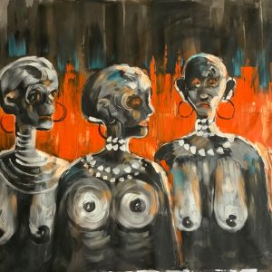 African 80x105cm