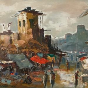 Old city 80x105  cm