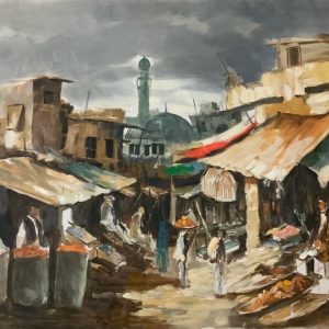 Old city of Kabul 105x80cm